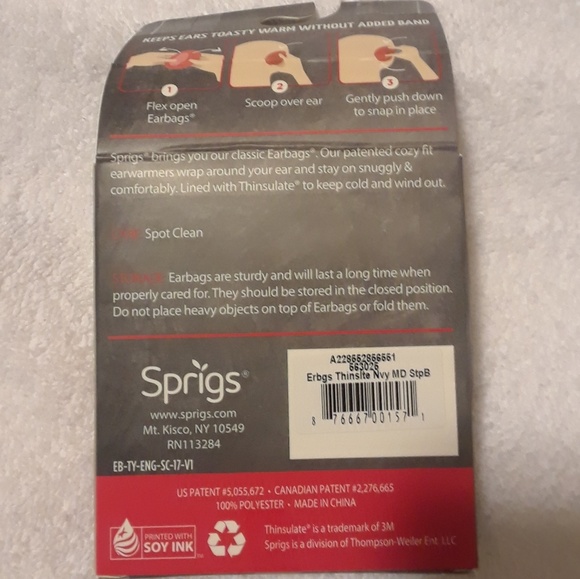 Sprigs Earbags And 3M Earplugs Hearing Safety - Picture 3 of 5